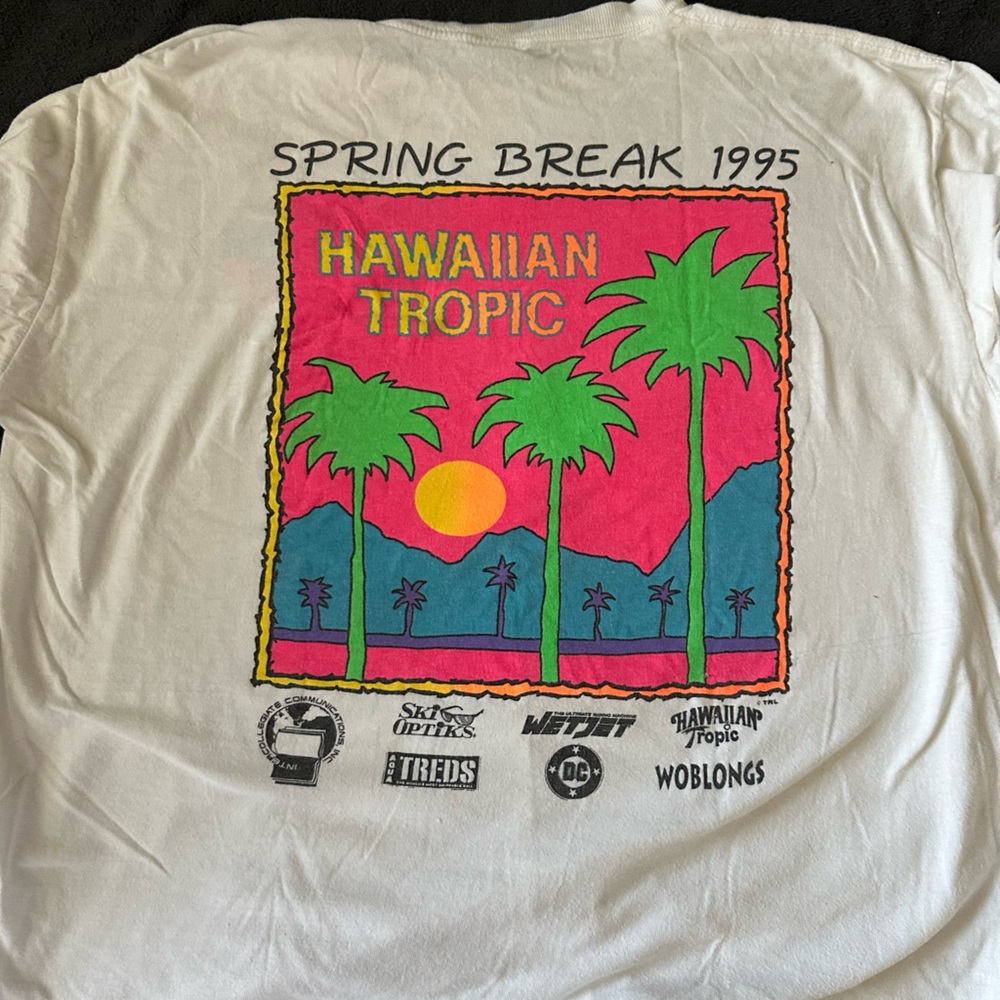 Spring Break 1995 Hawaiian Tropics shirt